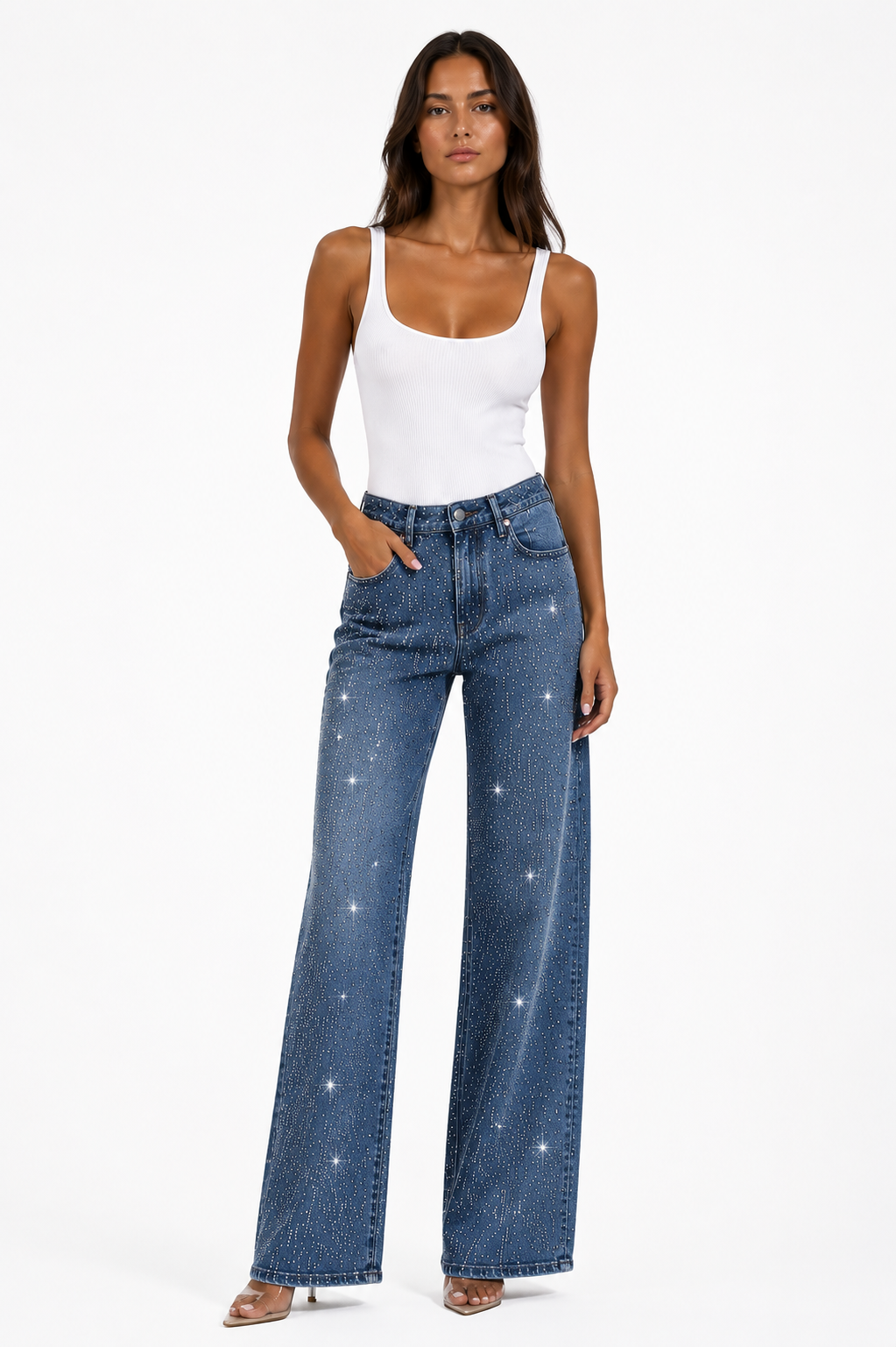 Safir Brillant Jeans — Kae Paris, detalle