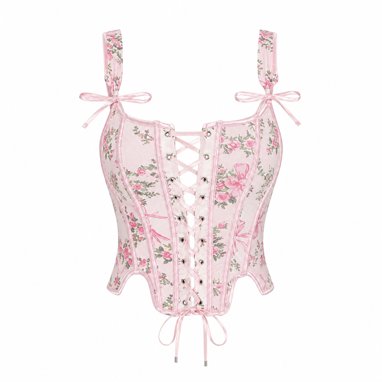 Fleur Corset Top — Kae Paris, detalle