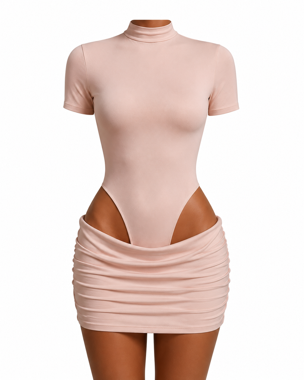 Olya Sculpted Mini Dress — Kae Paris
