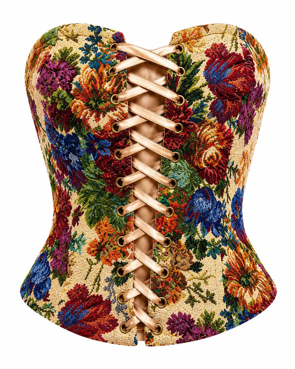 Lacet Vest Top — Kae Paris, detalle