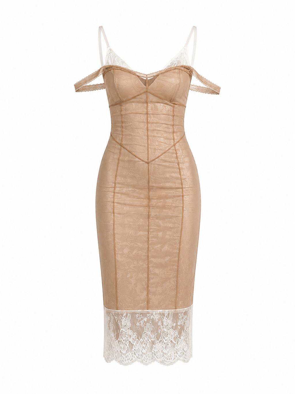 Voil Midi Dress — Kae Paris, detalle
