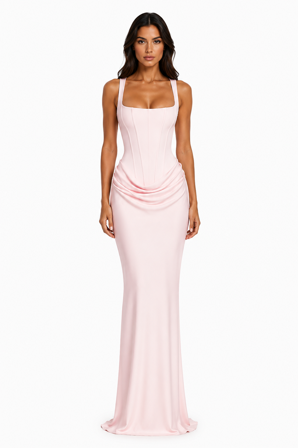 Ondine Fishtail Gown — Kae Paris, detalle