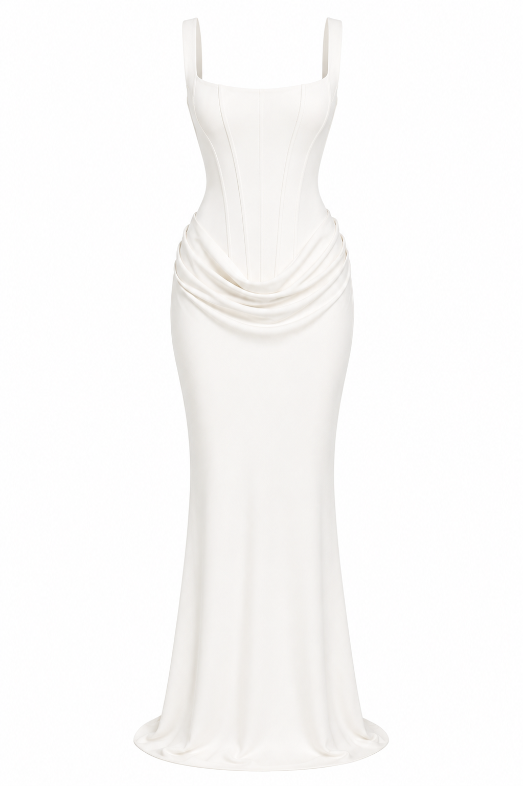 Ondine Fishtail Gown — Kae Paris, detalle