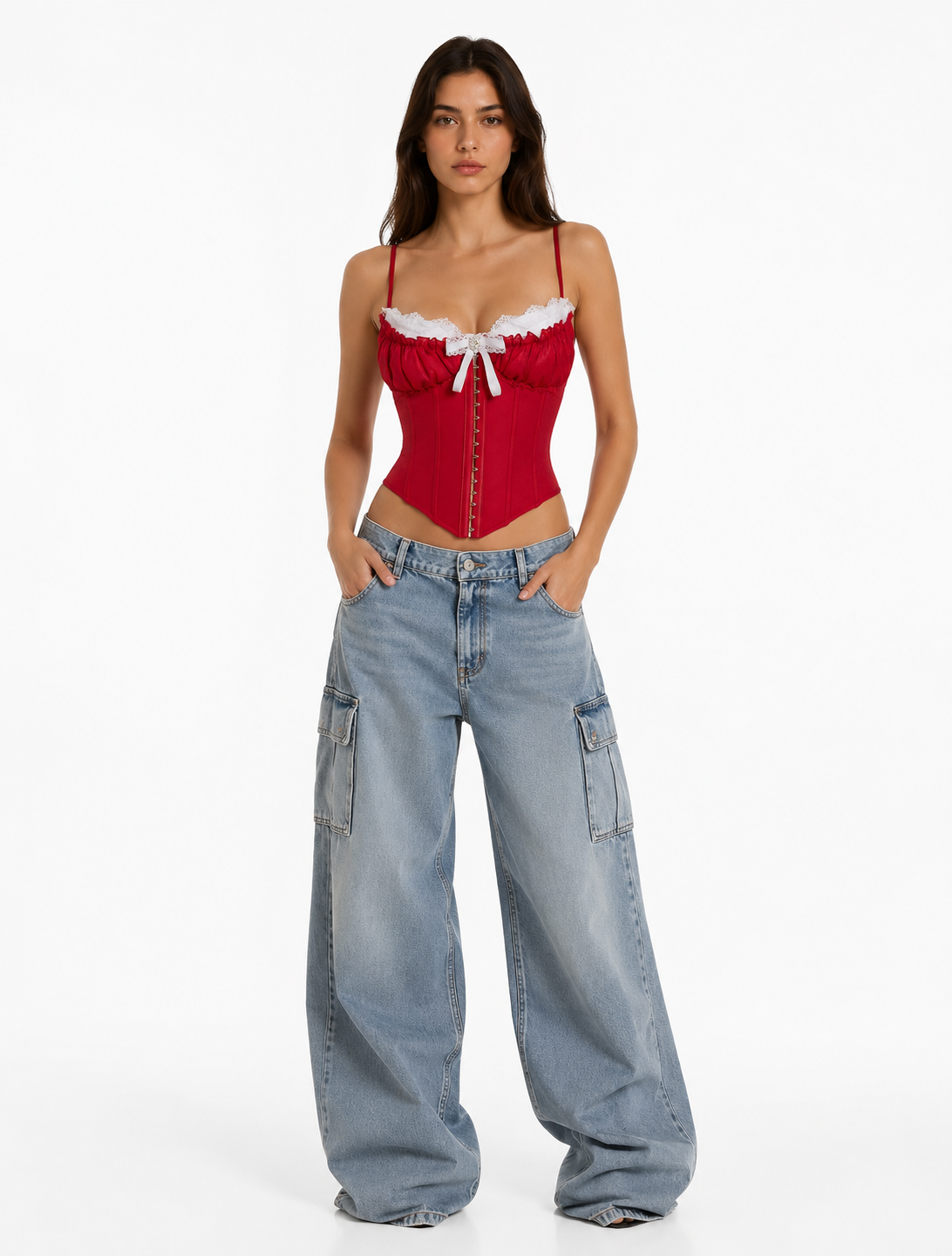 Camile Bustier Top — Kae Paris, detalle