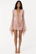 Arena Pink Dress — Kae Paris, detalle