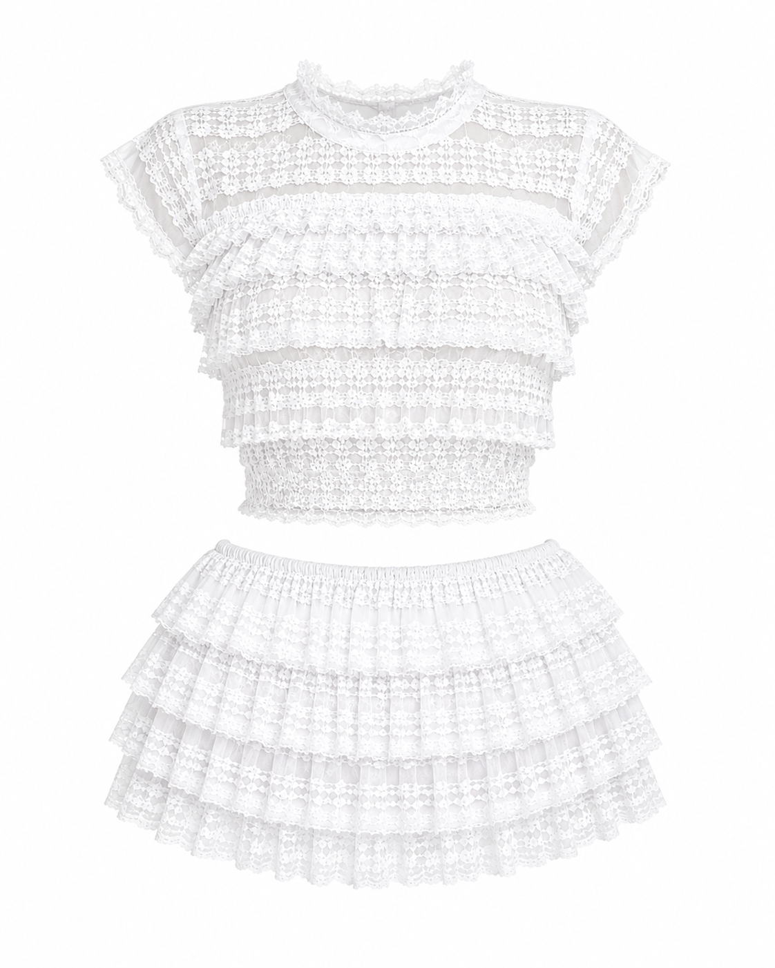 Cassis Crochet Set — Kae Paris, detalle