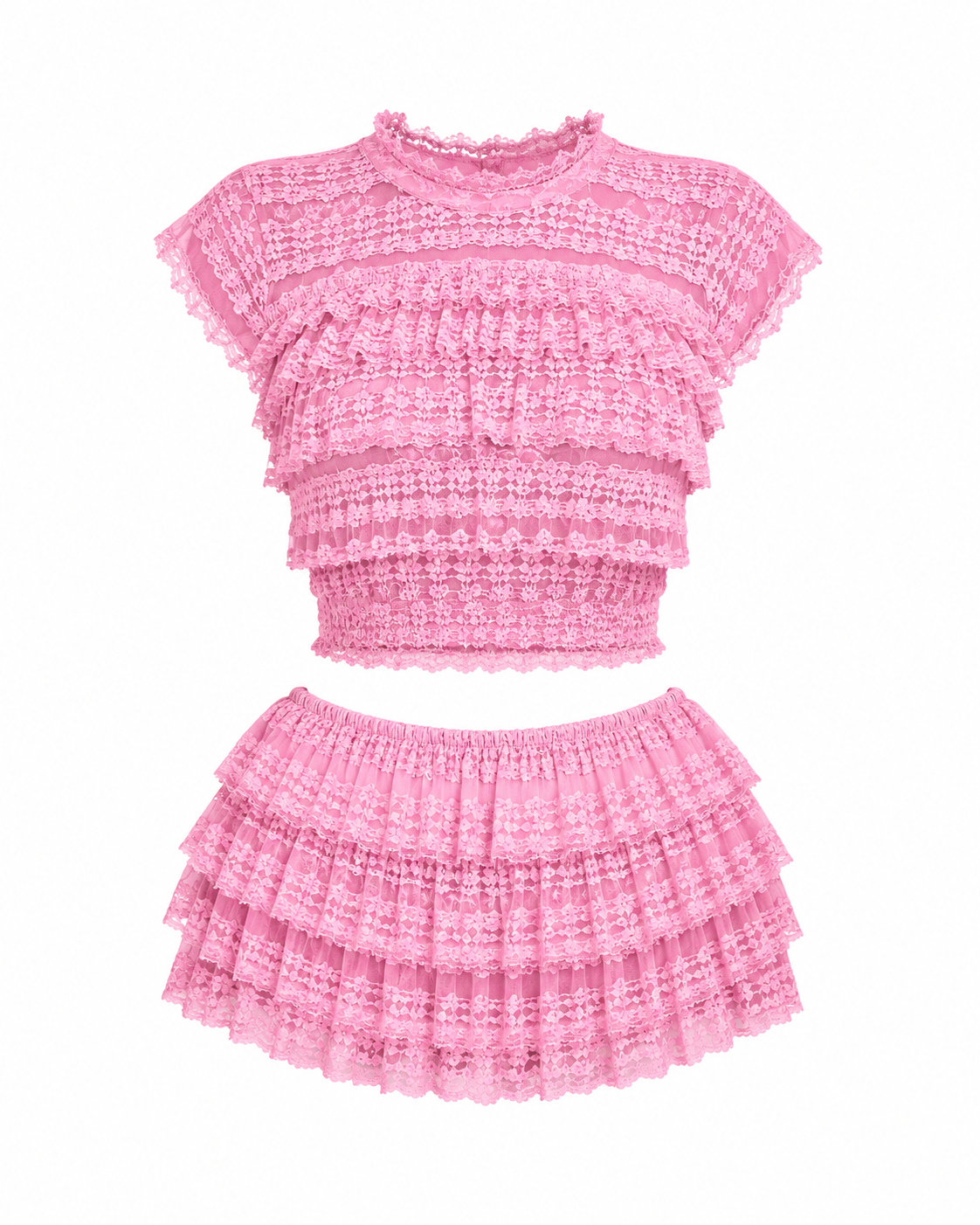 Cassis Crochet Set — Kae Paris, detalle