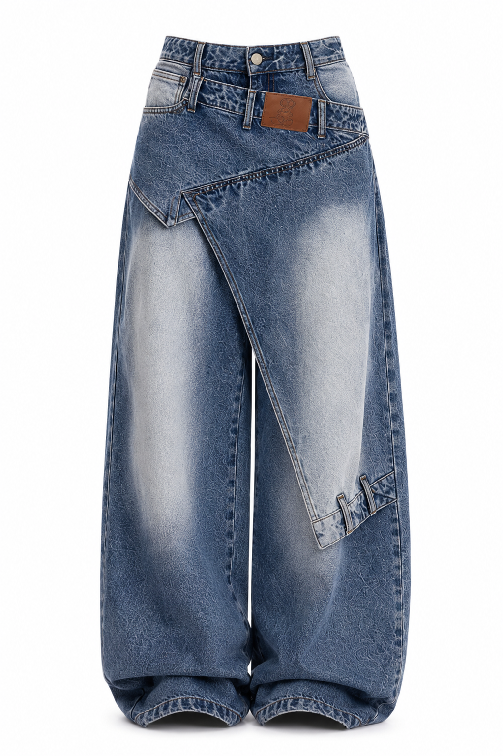 Cargo Lit Jeans — Kae Paris, detalle